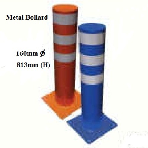 Metal bollard